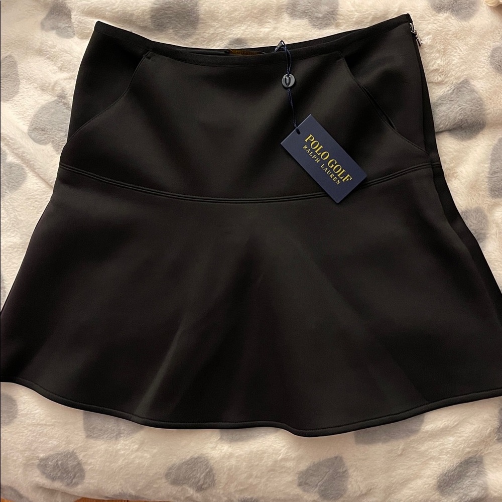 Ralph Lauren Polo Golf Skort Skirt Black Size 4